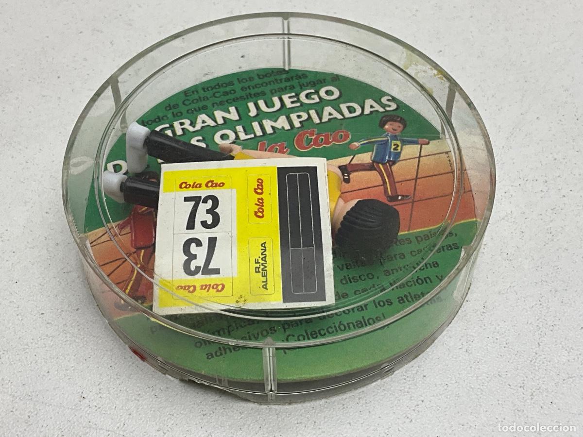 Airgam Boys: GRAN JUEGO DE LAS OLIMPIADAS ATLETA N&ordm; 73 - COLA CAO - LOS ANGELES 1984 - MINI AIRGAM EN CAJA