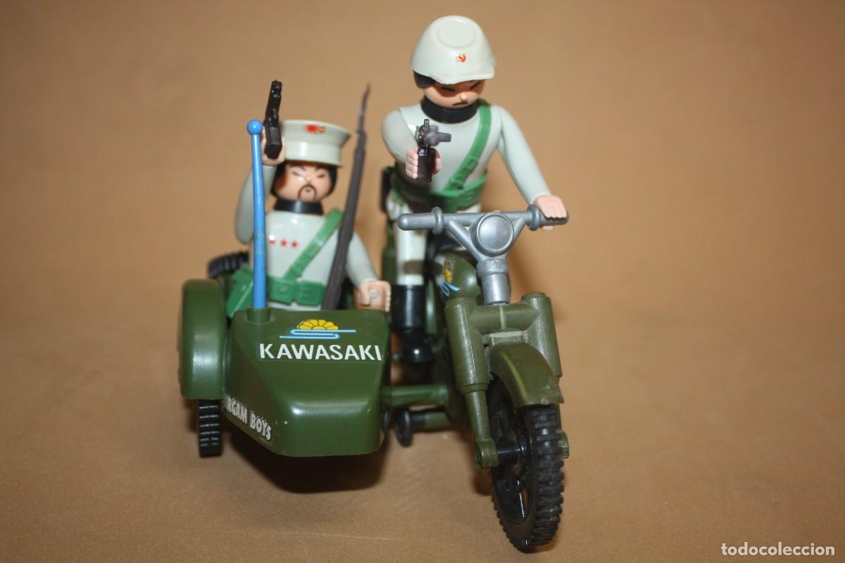 Airgam Boys: Airgam Boys Airgamboys moto con sidecar y soldados Japoneses