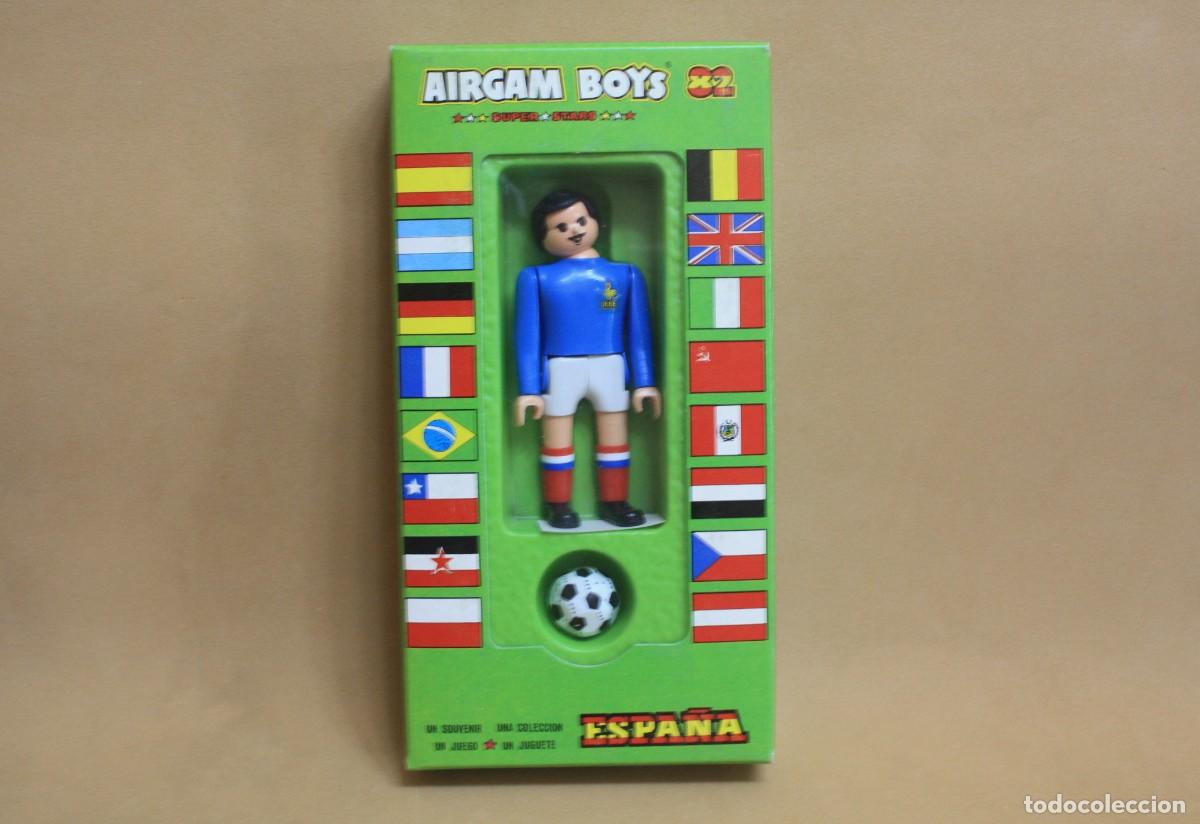 Airgam Boys: Airgam Boys Airgamboys jugador de futbol seleccion francesa Francia con su caja blister