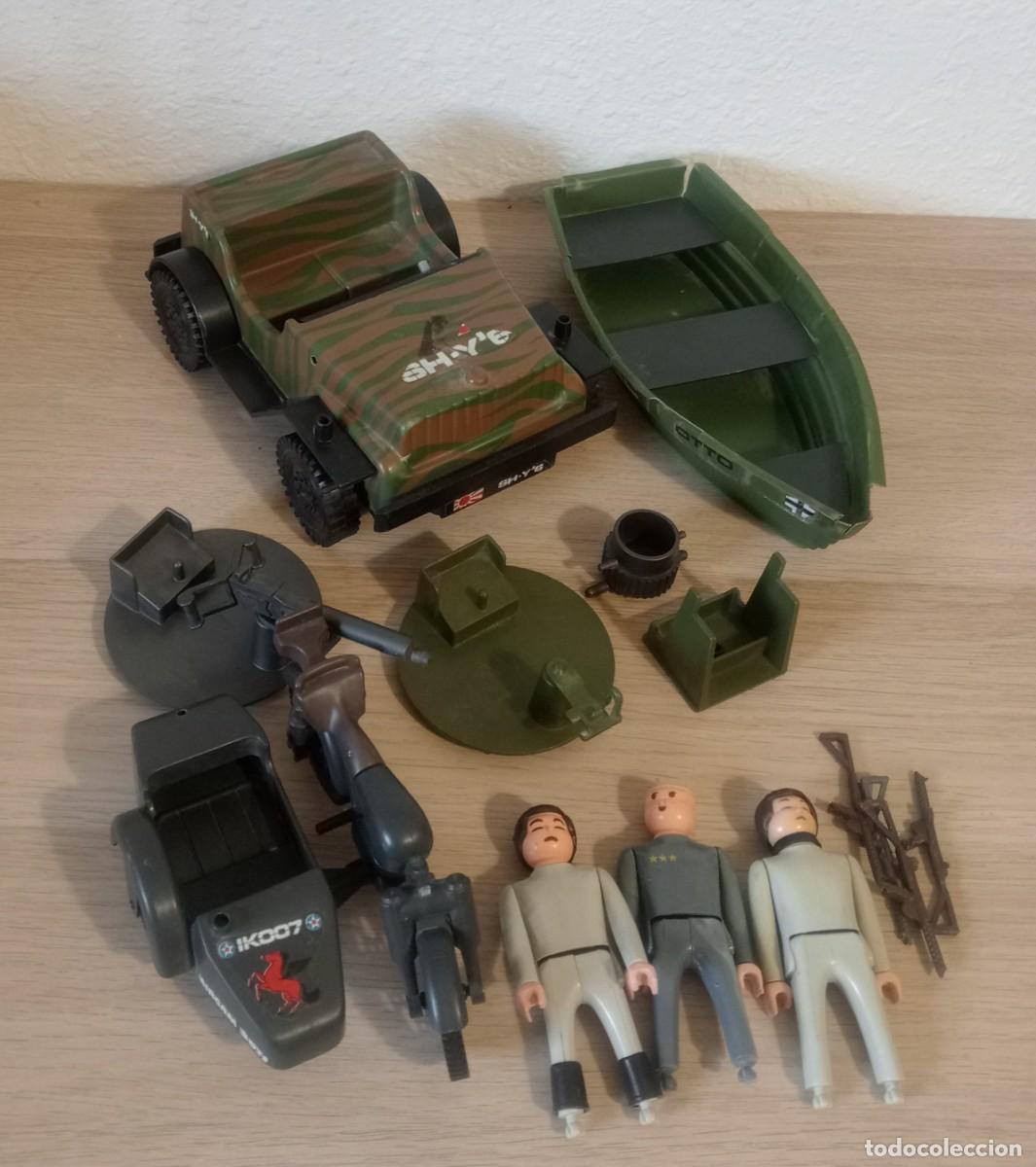 Airgam Boys: LOTE AIRGAMBOYS JEEP JAPONES LANCHA SIDECAR ETC...SEGUNDA GUERRA MUNDIAL