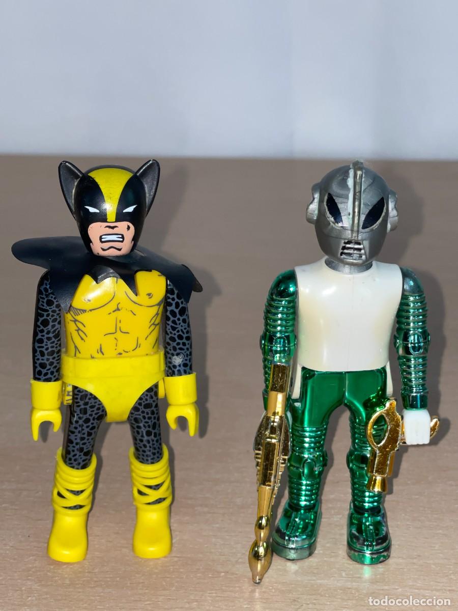 Airgam Boys: Airgam Boys PANTHER MAN Lobezno Airgam Comics + Alien&iacute;gena Extraterrestre cromado Airgamboys a&ntilde;os 80