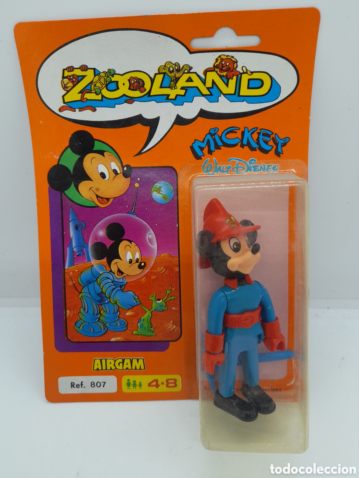 Airgam Boys: ANTIGUO BLISTER SIN ABRIR INDIVIDUALES. ZOOLAND. MICKEY. AIRGAM. REF. 807