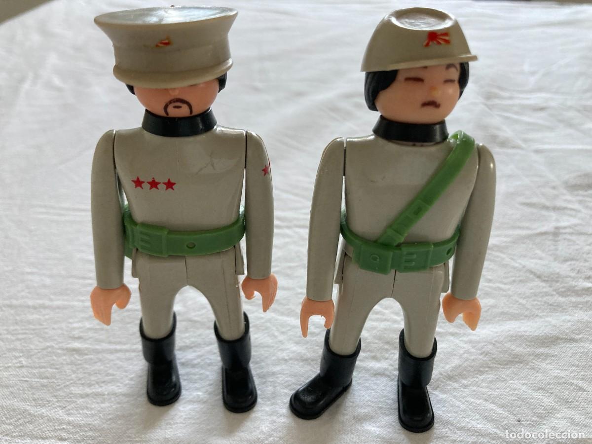 Airgam Boys: AIRGAMBOYS AIRGAM BOYS / 2 ANTIGUAS FIGURAS SOLDADOS JAPONESES / A&Ntilde;OS 70 - 80