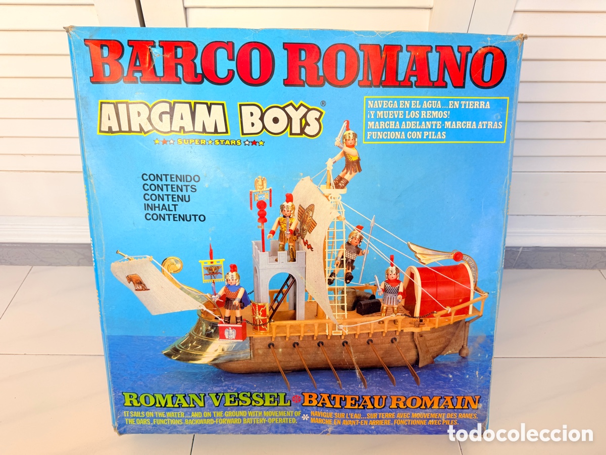 Airgam Boys: Airgam Boys Barco Romano - Galera Romana - A&ntilde;os 80 - Airgamboys - Ref. 615 &ndash; Incompleto