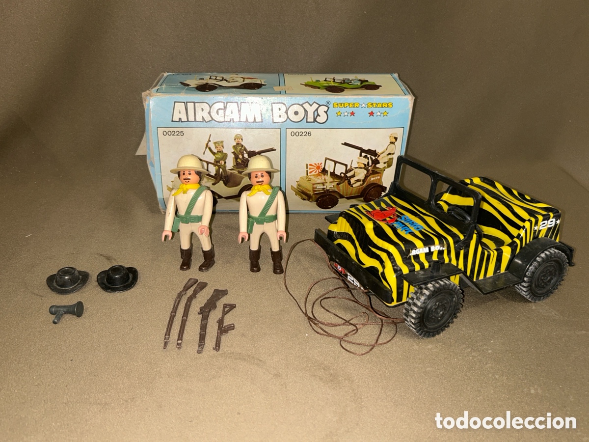 Airgam Boys: JEEP AIRGAMBOYS ORIGINAL A&Ntilde;OS 70 80 SAFARI EN SU CAJA ORIGINAL