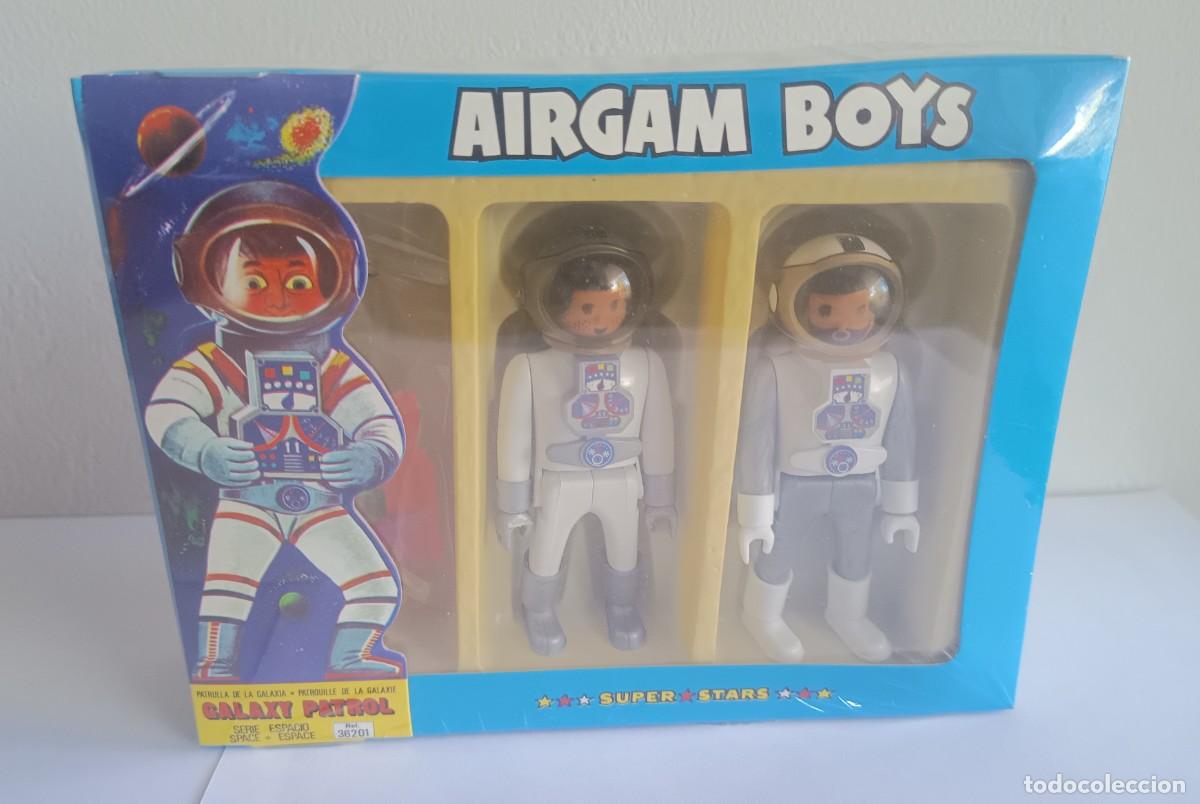 Airgam Boys: CAJA AIRGAM BOYS ASTRONAUTAS ESPACIO SPACE REF 36201 PRECINTADO AIRGAMBOYS ORIGINAL - A&Ntilde;OS 70 80