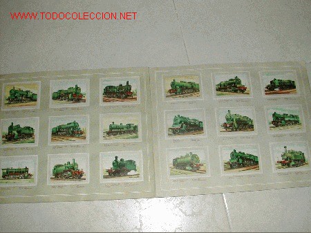 Coleccionismo &Aacute;lbum: Ferrocarriles, Trenes, Locomotoras. Album completo y en