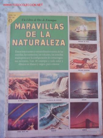 Collezionismo &Aacute;lbum: &Aacute;LBUM COMPLETO MARAVILLAS DE LA NATURALEZA