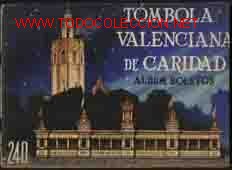 Colecionismo Caderneta: ALBUM BOLETOS 240 VISTAS DE FRANCIA. TOMBOLA VALENCIANA DE CARIDAD