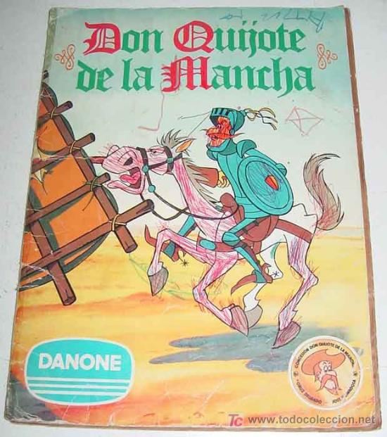 Antiguo Album De Cromos Don Quijote De La Manch - Comprar Álbumes ...