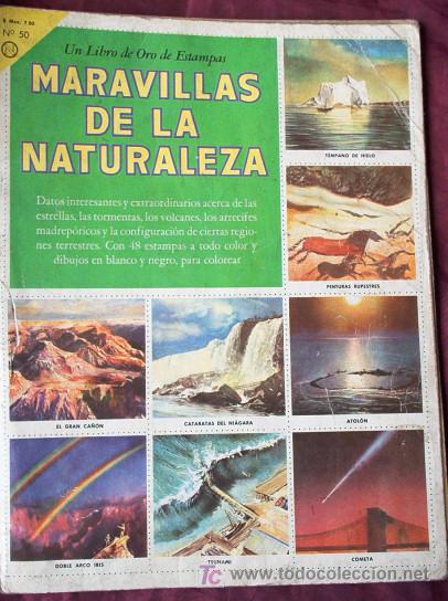 Colecionismo Caderneta: ALBUM COMPLETO CROMOS 1962 MARAVILLAS DE LA NATURALEZA DE EDIT .NOVARO