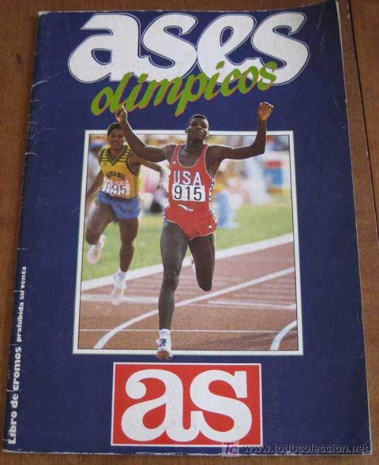 Collezionismo &Aacute;lbum: Antiguo album de cromos - Ases Olimpicos- Periodico AS - COMPLETO CON SUS 84 CROMOS - MUY BUENE STAD