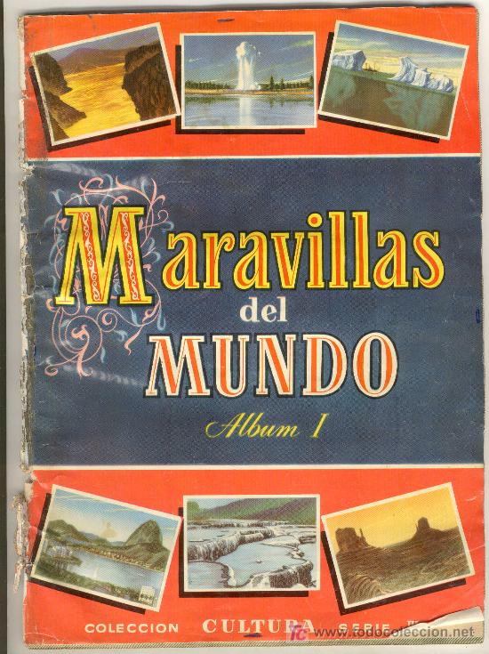 Collezionismo &Aacute;lbum: (AL-474)ALBUM CROMOS MARAVILLAS DEL MUNDO I A&Ntilde;O 1956 (COMPLETO)