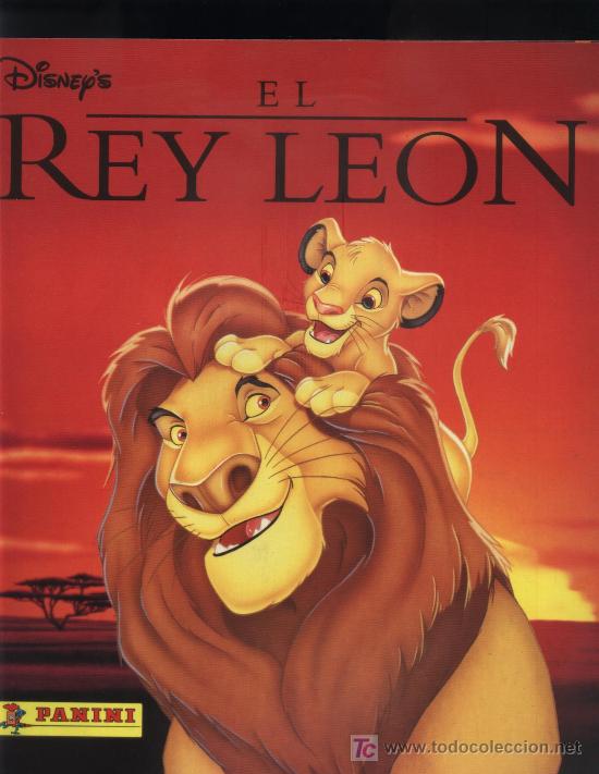 Coleccionismo &aacute;lbum: DE PANINI COMPLETO  EL REY LEON - Foto 1