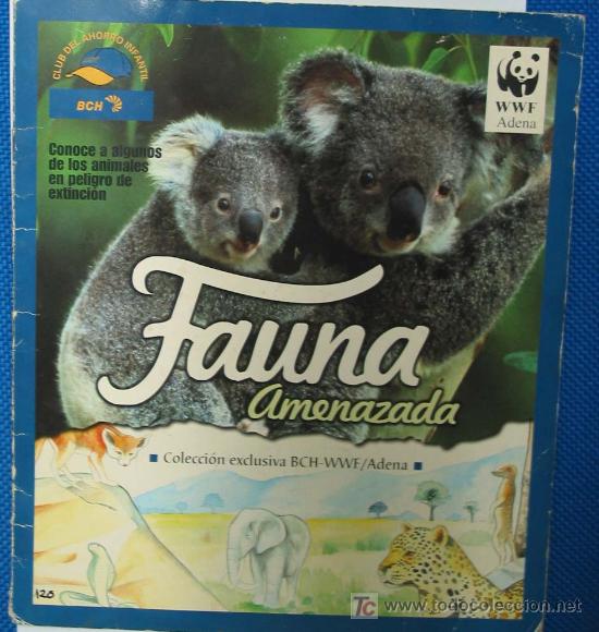 Collezionismo &Aacute;lbum: &Aacute;LBUM CROMOS FAUNA AMENAZADA