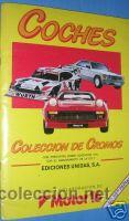 Colecionismo Caderneta: COCHES.COMPLETA. EDICIONES UNIDAS. AL416.