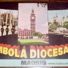 Coleccionismo Álbum: ANTIGUO ALBUM DE CROMOS TOMBOLA DIOCESANA DE LA VIVIENDA MADRID - 240 VISTAS DE INGLATERRA - COMPLET