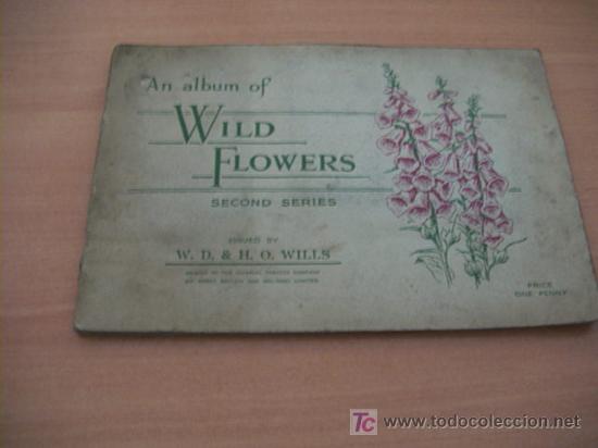 Collezionismo &Aacute;lbum: ALBUM COMPLETO DE FLORES SILVESTRES ( WILD FLORES ). EN INGLES. A&Ntilde;O 1935