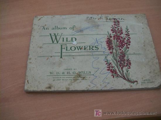 Collezionismo &Aacute;lbum: ALBUM COMPLETO FLORES SILVESTRES . A&Ntilde;O 1935 ( WILD FLOWERS ) EN INGLES. CIGARRILLOS WILLS (COIB49)