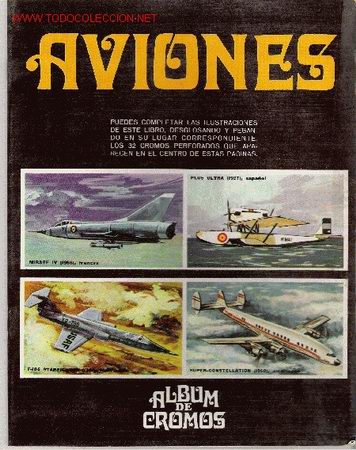 Collectionnisme Album: &Aacute;LBUM AVIONES CON LOS CROMOS PARA PEGAR