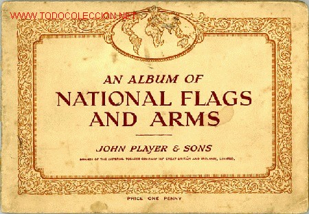 Collezionismo &Aacute;lbum: Album de escudos y banderas de los paises a&ntilde;os 30. NATIONAL FLAGS AND ARMS