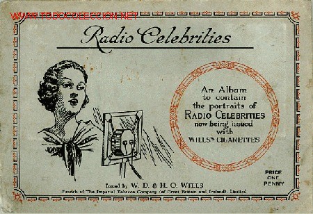 Collezionismo &Aacute;lbum: Celebridades de la radio a&ntilde;os 30. RADIO CELEBRITIES