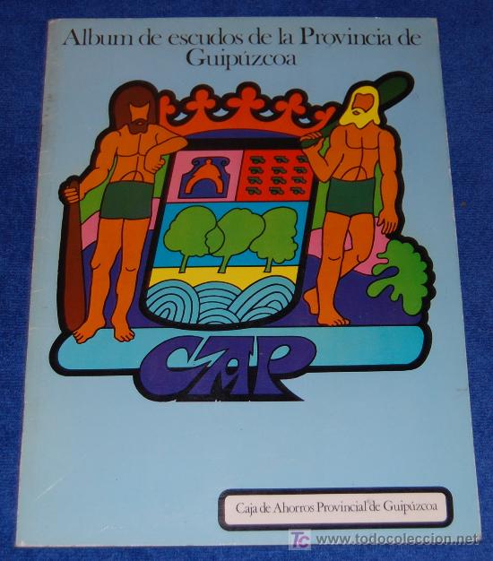 Collezionismo &Aacute;lbum: Album de Escudos de la provincia de Guipuzcoa - CAP &iexcl;COMPLETO e IMPECABLE!