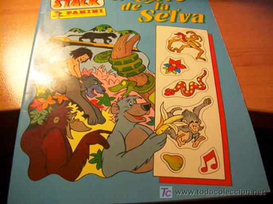 Collezionismo &Aacute;lbum: EL LIBRO DE LA SELVA ( STICK & STACK ) CROMOS A&Uacute;N SIN PEGAR (COIB33)