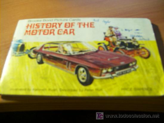 Collezionismo &Aacute;lbum: ALBUM COMPLETO EN INGLES ( HISTORY OF THE MOTOR CAR ) HISTORIA DEL AUTOMOBIL (COIB49)