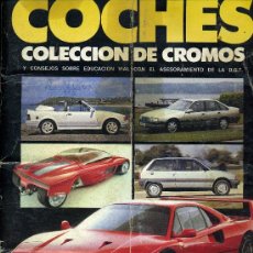 Coleccionismo Álbum: ALBUM DE CROMOS. COCHES, GRAF. CUSCO, CON LA COLABORACION DE MOTOR 16. Lote 24054021