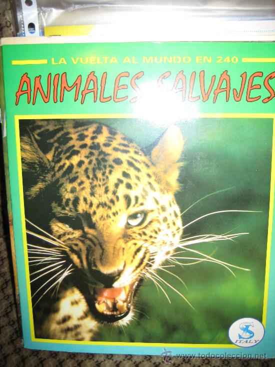 Coleccionismo &Aacute;lbum: LA VUELTA AL MUNDO EN 240 ANIMALES SALVAJES. ALBUM COMPLETO