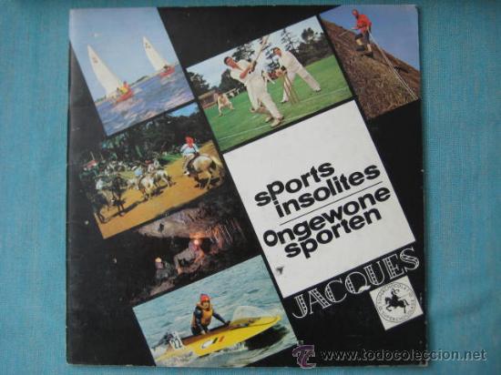 Collezionismo &Aacute;lbum: &aacute;lbum Sports Insolites 1968 Chocolat Jacques B&eacute;lgica,completo 144 cromos deportes