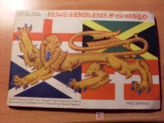 Collezionismo &Aacute;lbum: BANDERAS Y EMBLEMAS DEL MUNDO ( FLAGS & EMBLEMS OF THE WORLD ) COMPLETO 50 CROMOS (COIB49)
