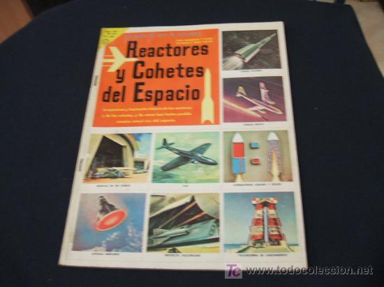Coleccionismo &aacute;lbum: UN LIBRO DE ORO DE ESTAMPAS - REACTORES Y COHETES DEL ESPACIO - EDITORIAL NOVARO - COMPLETO - Foto 1