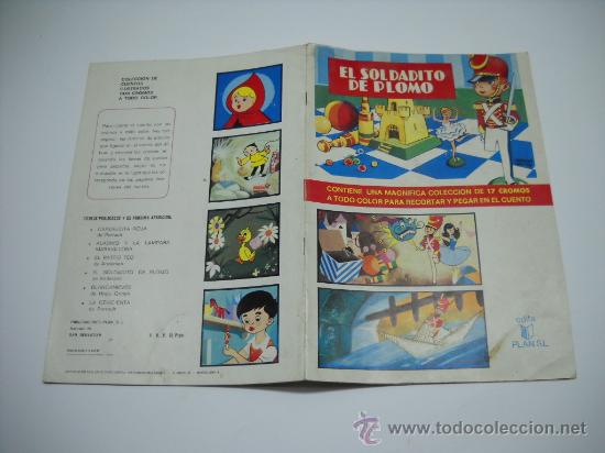 Collezionismo &Aacute;lbum: EL SOLDADITO DE PLOMO . CUENTO . ALBUM CON 17 CROMOS PEGADOS . COMPLETO . EDIT. PLAN . 1969