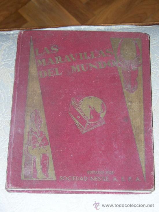 Sammeln Sammelalbum: LAS MARAVILLAS DEL MUNDO 1932 Y LAS MARAVILLAS DEL UNIVERSO 1955 NESTLE