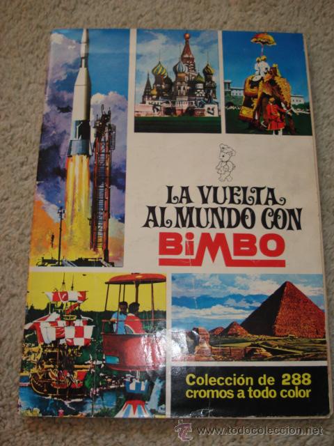 Collezionismo &Aacute;lbum: ALBUM LA VUELTA AL MUNDO CON BIMBO .COMPLETO . 1.966