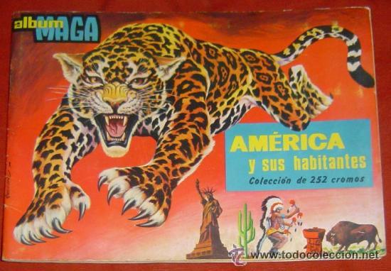 Collectionnisme Album: ALBUM AMERICA Y SUS HABITANTES. EDITORIAL MAGA. 1969. COMPLETO!!