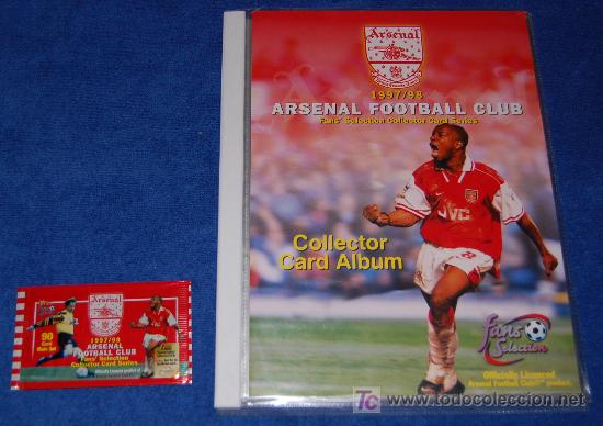 Collezionismo &Aacute;lbum: Arsenal Football Club 1997 1998 - Fans' Selection Card Series &iexcl;Completa e impecable!