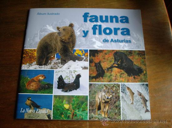 Collectionnisme Album: ALBUN ILUSTRADO DE LA FAUNA Y FLORA DE ASTURIAS ( LA NUEVA ESPA&Ntilde;A ) ENVIO GRATIS