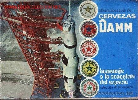 Collectable Albums: Homenaje a la conquista del espacio. &Aacute;lbum de cromos Cervezas Damm Completo. Lee la descripci&oacute;n