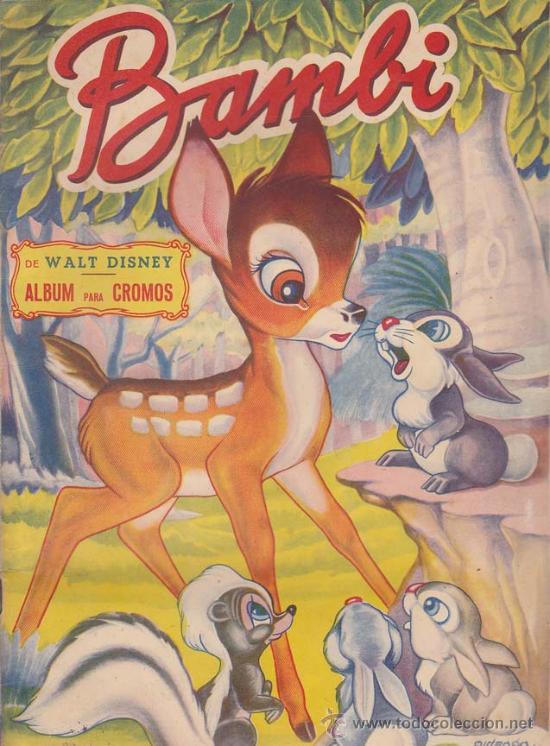 Collezionismo &Aacute;lbum: BAMBI DE WALT DISNEY - Album Editorial Fher - Completo. Bilbao: Editorial Fher, 22x32. Cubiertas ori