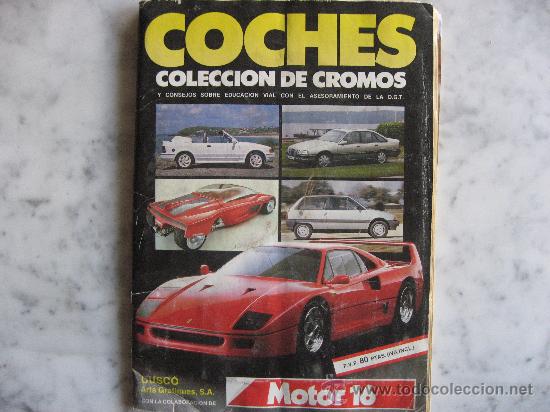 Coleccionismo &aacute;lbum: COCHES - MOTOR 16 - EDICIONES CUSCO 1980 - COMPLETO - Foto 1