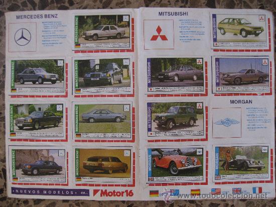 Coleccionismo &aacute;lbum: COCHES - MOTOR 16 - EDICIONES CUSCO 1980 - COMPLETO - Foto 2