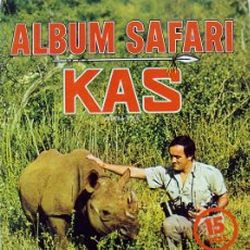 Coleccionismo Álbum: ALBUM 1974 SAFARI KAS FHER FELIX RODRIGUEZ DE LA FUENTE. COMPLETO. ANIMALES AFRICA