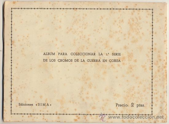 Coleccionismo &aacute;lbum: La Guerra en Corea. Edit. Sima 1950. Completo. - Foto 3