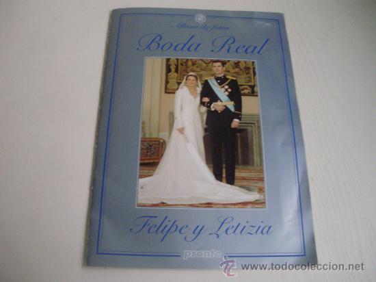 Collezionismo &Aacute;lbum: ALBUM BODA REAL - COMPLETO - REVISTA PRONTO