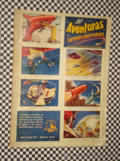 Collectable Albums: AVENTURAS INTERPLANETARIAS * COMPLETO * SIMILAR NOVARO * MUY RARO * A&Ntilde;O 1957 *