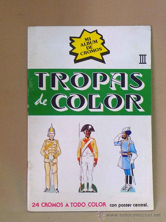 Collectionnisme Album: ALBUM,TROPAS DE COLOR, EDITORIAL NUEVA SITUACION, 24 CROMOS, COMPLETO