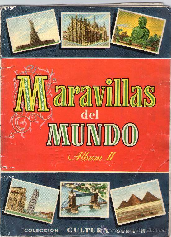 Collezionismo &Aacute;lbum: &Aacute;LBUM DE CROMOS - MARAVILLAS DEL MUNDO - &Aacute;LBUM II - COMPLETO - BRUGUERA - A&Ntilde;O 1956.